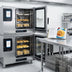 Thumbnail image #4 for Convotherm Maxx Pro K12 C4 easyTouch 6.10 Double Stacked Gas Combi Oven School Package with Disappearing Doors