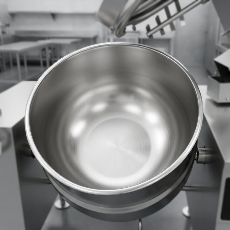 Product image #4 for Crown DLTM-40 Direct Steam 40 Gallon Tilting Mixer Kettle