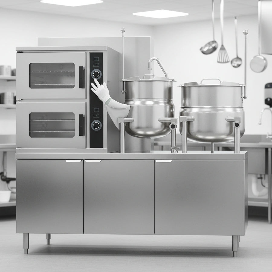 Experience dependable and efficient startup with the steamer's advanced electronic ignition system.