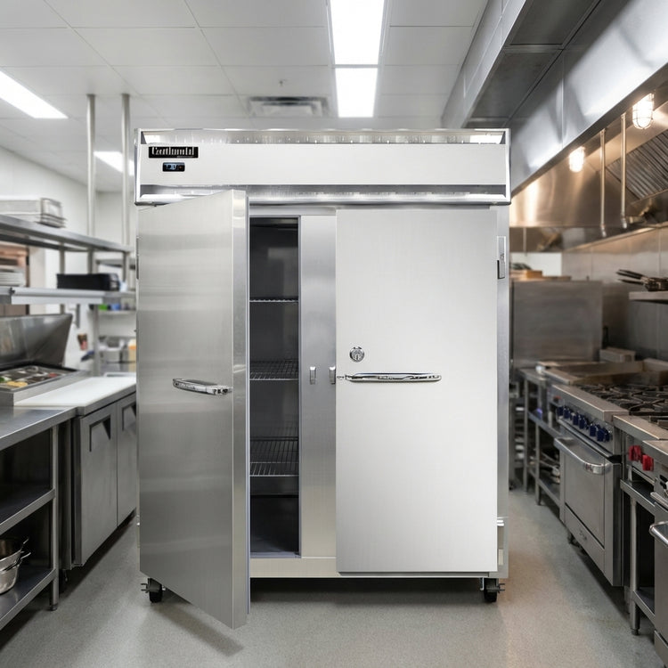 Product image #4 for Continental Refrigerator 2FENPT Two-Section Pass-Thru Extra-Wide Commercial Freezer