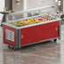 Thumbnail image #4 for Atlas Metal BLC-5-RM-BU 5-Pan Mobile Refrigerated Buffet Cold Food Serving Counter