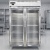 Thumbnail image #4 for Continental Refrigerator Designer Line D2FNSSGD Two-Section Full-Height Glass Door Reach-In Display Freezer