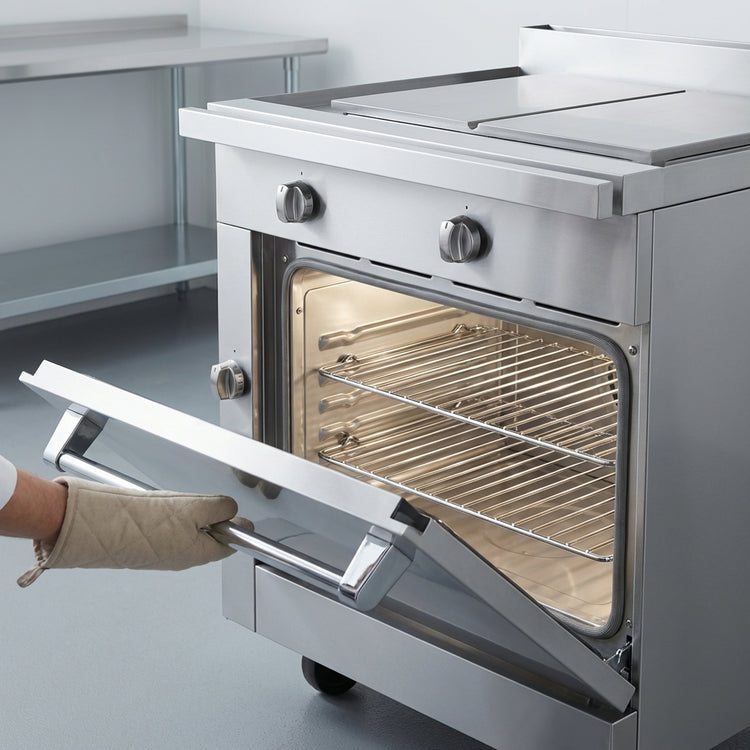 Product image #4 for Titan JTRH-30IP-30 30" Heavy Duty Gas Range with Plancha and Standard Oven
