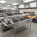 Thumbnail image #4 for Eagle Spec-Master FFN2772-3-30-14/3 Flush Front 3-Compartment Stainless Steel Commercial Sink with 30-Inch Drainboards