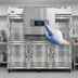 Thumbnail image #4 for Continental Refrigerator 3FNGDHD Three-Section Full-Height Display Freezer with Half Glass Doors
