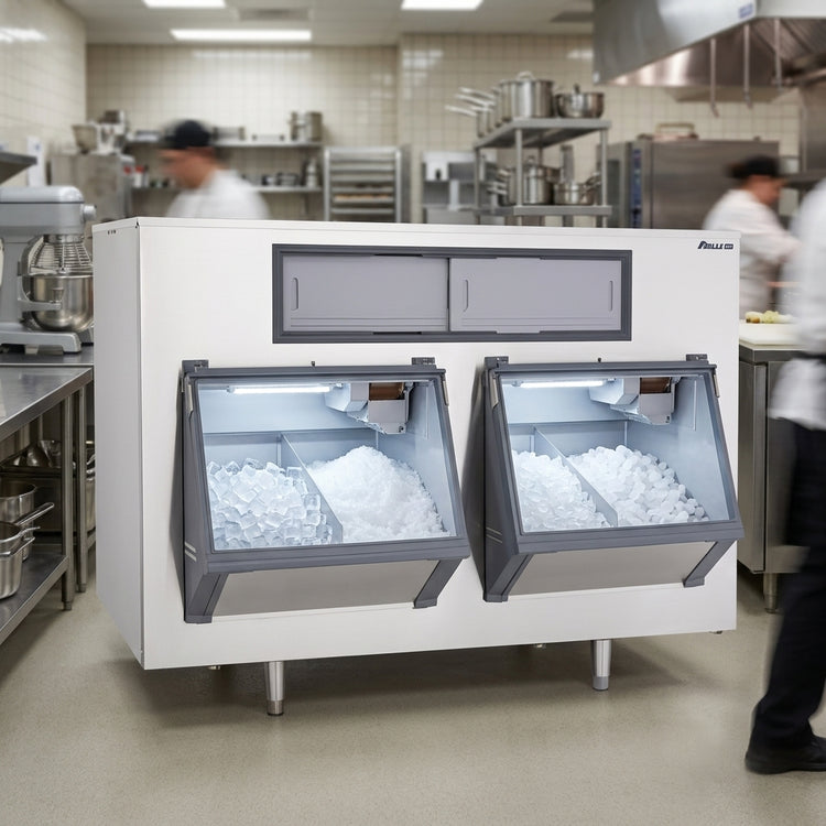 Product image #4 for Follett SmartGATE SG2650-72 Double Door Upright Ice Bin, 2650 lb. Capacity