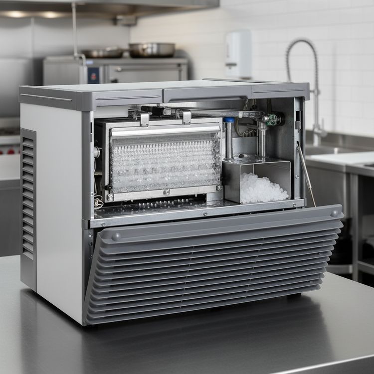 Product image #4 for Follett Horizon Elite C1410A Self-Contained Air-Cooled Chewblet Ice Machine - 1466 lb Daily Production