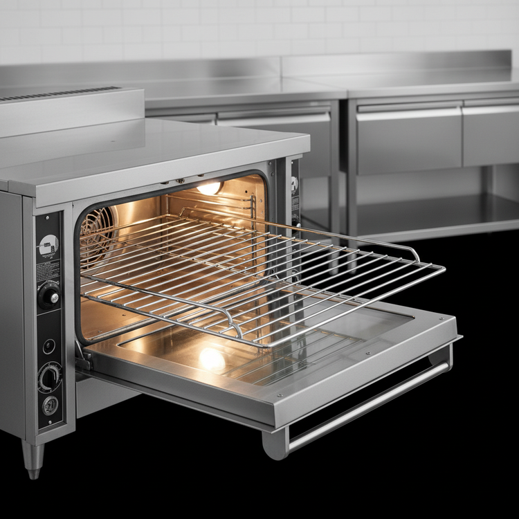 Product image #4 for Titan JTRH-236C Heavy Duty 36 Inch Gas Range with Stacked Standard and Convection Ovens