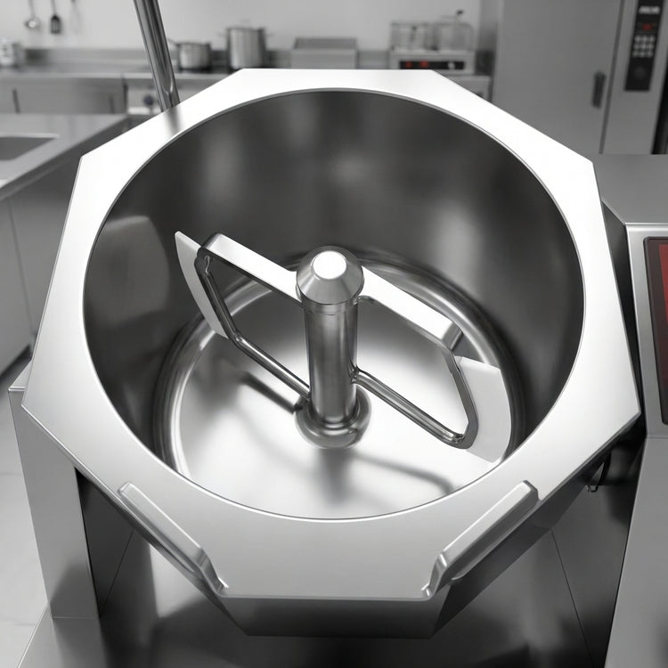 Product image #4 for Cucimix UCBTE008V1 8 Gallon Electric Tilting Braising Pan with Mixer