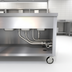 Thumbnail image #4 for Thurmaduke TFCP-74SS-N7 74-Inch 5-Section Mobile Flush Mount Refrigerated Cold Pan