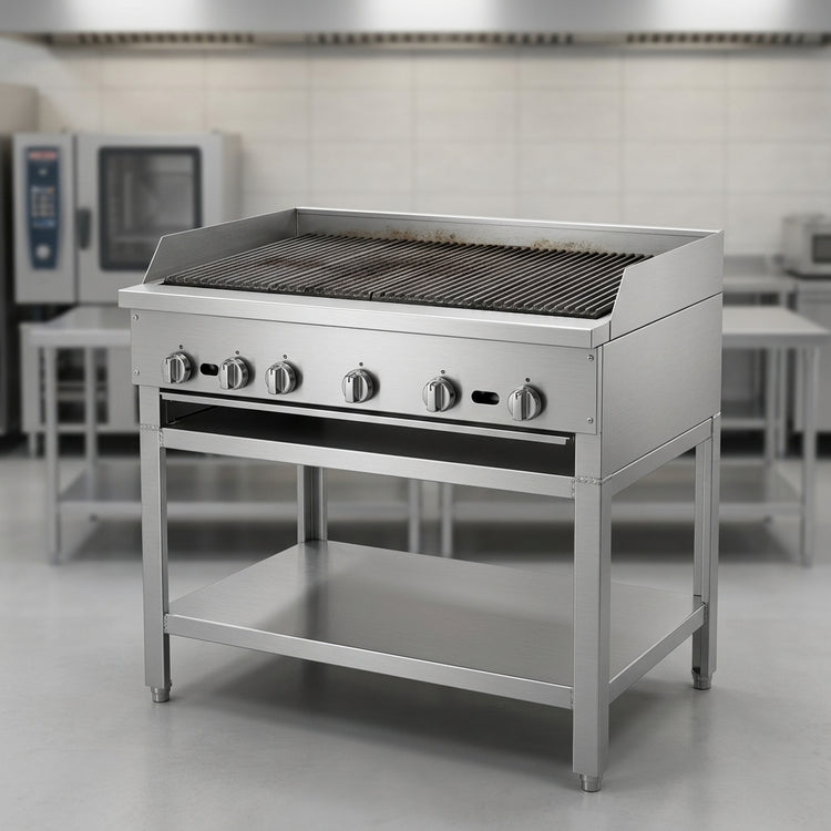 Product image #4 for Jade Range Supreme JB-54-F 54-Inch Radiant Gas Charbroiler with Stand