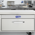 Thumbnail image #4 for Randell FX-2CS-290 96-Inch Flexible Refrigerator/Freezer Chef Stand with 2 Drawers
