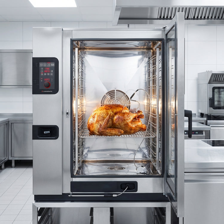 Product image #4 for Convotherm C4 ED 20.10GS-N EasyDial Boilerless Roll-In Full-Size Gas Combi Oven