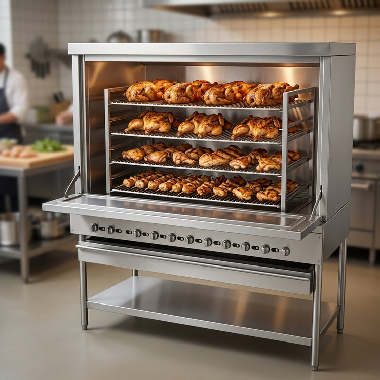 Product image #4 for Titan JCB-36 36-Inch Gas Floor Model Chicken Broiler