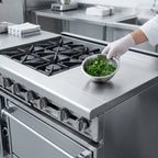 Thumbnail image #4 for Jade Range (Middleby) Titan JTRH-24B-12WT-36 36-Inch Natural Gas Range with 24-Inch Charbroiler, 12-Inch Work Top and Standard Oven