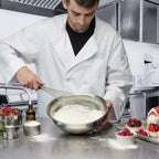 Thumbnail image #2 for Chef Master 90305 Piano Whip, 16", Stainless Steel, High-Heat Nylon Handle with Knob Case of 6