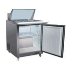 Thumbnail image #2 for Valpro Commercial Refrigeration VP Series VP29SM-HC 29-Inch One-Door Stainless Steel Sandwich/Salad Mega Top Refrigerator, 12-Pan