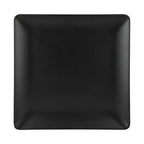 Thumbnail image #1 for G.E.T. Greenovations - EGS ECO1010SQ-B 10" Black Square Melamine Plate with Rolled Edge Case of 6