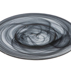 Thumbnail image #1 for Mikasa Hospitality (Lifetime Brands, Inc.) Ardacam 2061-43 Round Black Glass Plate, 13 in Case of 12