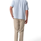 Thumbnail image #2 for Chef Works SBC01-BZE-2XL Men's Blue Short-Sleeve Camp Shirt, Button Front, 2XL