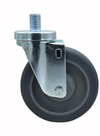 Product image #2 for BK Resources 5SBR-6ST-GR Shelf Casters & Leveling Feet