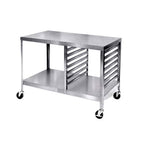 Thumbnail image #1 for Lakeside Manufacturing 130 Stainless Steel Work Table, 48"W x 27"D, Portable, Open Base with Undershelf