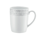 Thumbnail image #1 for Libbey Schonwald, Shabby Chic 9015630-63070 Porcelain Coffee Mug, 10-1/8 oz, Handle, Structure Grey