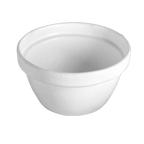 Thumbnail image #1 for G.E.T. Bugambilia TFRD24FT . . Round Cast Aluminum Mixing Bowl, 10 in Diameter x 6 in Deep, Resin-Coated, Forest Green