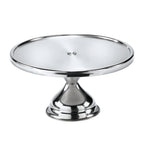 Thumbnail image #1 for Browne USA Foodservice 57125 Stainless Steel Cake Stand, 12" Diameter x 7-1/8" High Case of 6