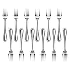 Thumbnail image #2 for New Star Foodservice Inc. 58048 Dinner Fork, 18/0 Stainless Steel, 3 mm Gauge, Slimline Pattern Case of 24 Dozen