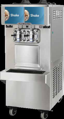 Product image #3 for 6795-CL Ultra High Output Two-Flavor Gravity Feed Floor Model Frozen Drink Machine