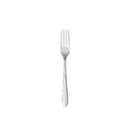 Thumbnail image #1 for Libbey Novara 804 027 7" Dinner Fork, Rounded Handle, 18/0 Stainless Steel, Mirror Finish