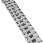 Thumbnail image #1 for IMC/Teddy TRE-48-PFG 48"W x 4"D Trench Drain System with 14-Gauge Stainless Steel Trough and Pultruded Fiberglass Grate