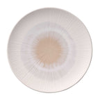 Thumbnail image #1 for Libbey APS Germany - Blush APS 85506 Round Melamine Plate, Blush, 16-1/2 in, Ribbed Texture, Soft Matte Finish