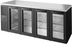Thumbnail image #5 for True 92-Inch Four-Door Glass Back Bar Cooler with Side-Mounted Self-Contained Refrigeration