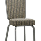 Thumbnail image #1 for G & A Commercial Seating Tatum 2503-AL COM/GR4 5-High Stackable Aluminum Banquet Chair, Upholstered Flex Back and Seat, 12-Gauge
