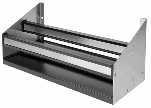 Product image #5 for Glastender 24-Inch Double Stainless Steel Speed Rail