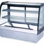 Thumbnail image #1 for MVP Group LLC Kool-It KCD-36 Full-Service Countertop/Drop-In Deli Case, 34.6"W, 5.4 cu. ft., 2 Shelves, Slanted Glass