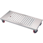 Thumbnail image #1 for IMC/Teddy D-2421-L Louvered Stainless Steel Dunnage Rack, 24"W x 21"D x 10"H, Adjustable Feet