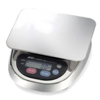 Thumbnail image #1 for Penn Scale A & D Weighing HL-3000LWPN Digital Washdown Portion Control Food Scale, Stainless Steel, 6.6 lb Capacity, 1 g Graduation