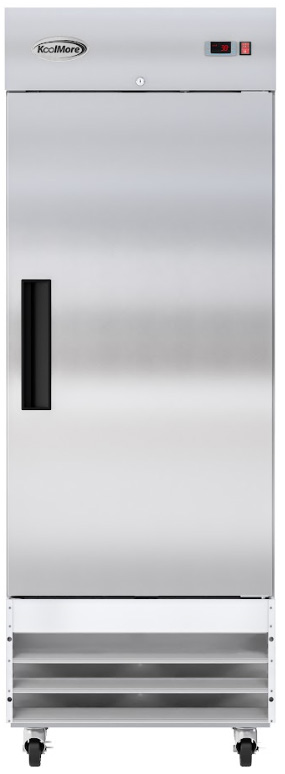 Product image #7 for KoolMore 29-Inch One-Section Reach-In Refrigerator, 15.5 Cu. Ft., Bottom-Mount, Stainless Steel, Solid Door