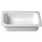 Thumbnail image #1 for G.E.T. Bugambilia IH1/4TG 1/4 Size Cast Aluminum Food Pan, 1.6 qt., Resin-Coated, Tangerine, 2-3/5 in. Deep