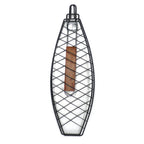 Thumbnail image #1 for Chef Master Mr. Bar-B-Q 06630Y Fish Grill Basket, 24-4/5"L x 5-4/5"W, Flexible, Expandable, Folding Handle, Non-Stick Case of 6