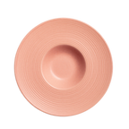 Thumbnail image #1 for Vertex China Elements E-G23-R Gourmet China Bowl, 8 oz, 11-7/8" Diameter, Round, Desert Rose, Polished Foot 1 Dozen