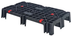 Thumbnail image #4 for Quantum EZ Lock Vented Dunnage Platform Rack & Pallet, 12 x 40 x 6 Inches, Black, 2,500 lb. Capacity