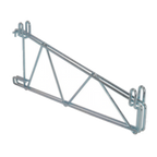 Thumbnail image #1 for 1880 Hospitality Focus Foodservice FWMDB14CH Double Wall-Mount Shelf Support for 14" Shelves, Chrome-Plated Case of 16
