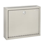 Thumbnail image #1 for Alpine Industries ADI631-03-BEI Wall-Mount Suggestion Box, 12 x 3 x 10 in, Keyed Lock, White Finish Case of 10