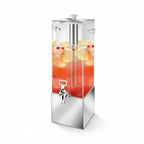 Thumbnail image #2 for Eastern Tabletop 7505 3-Gallon Square Beverage Dispenser with Removable Acrylic Container and Stainless Steel Ice Chamber