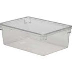 Thumbnail image #1 for Stanton Trading PCB-182635 Polycarbonate Food Storage Box, 18 x 26 x 3.5 in, 3.5 gal, Clear Case of 12