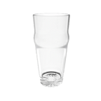 Thumbnail image #1 for Thunder Group PLTHEP020C Clear Polycarbonate English Pub Beer Mug, 20 oz, Starburst Base Case of 24